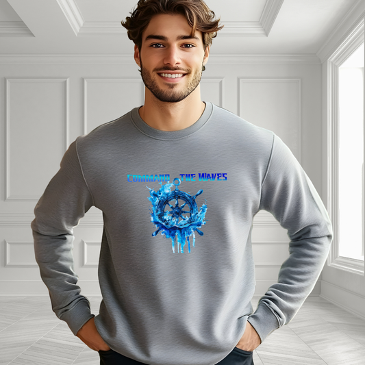 Command The Waves Crewneck Sweatshirt