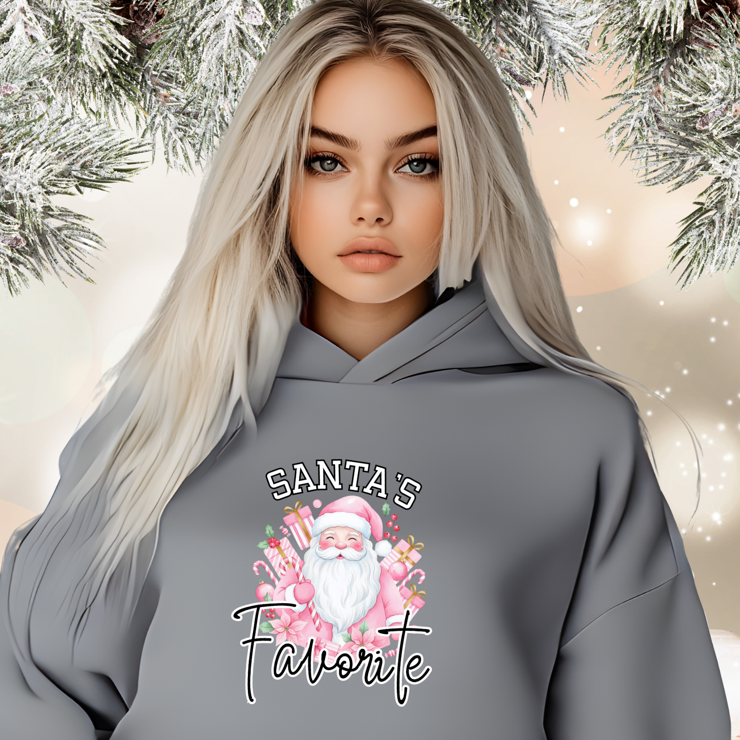 Santa’s Favorite Crop Hoodie