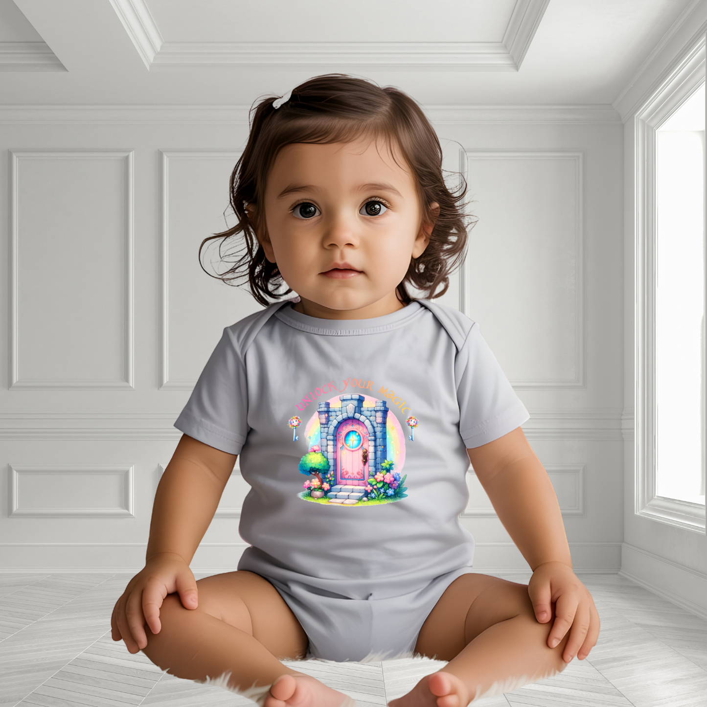 Unlock Your Magic Infant Short Sleeve Onesie