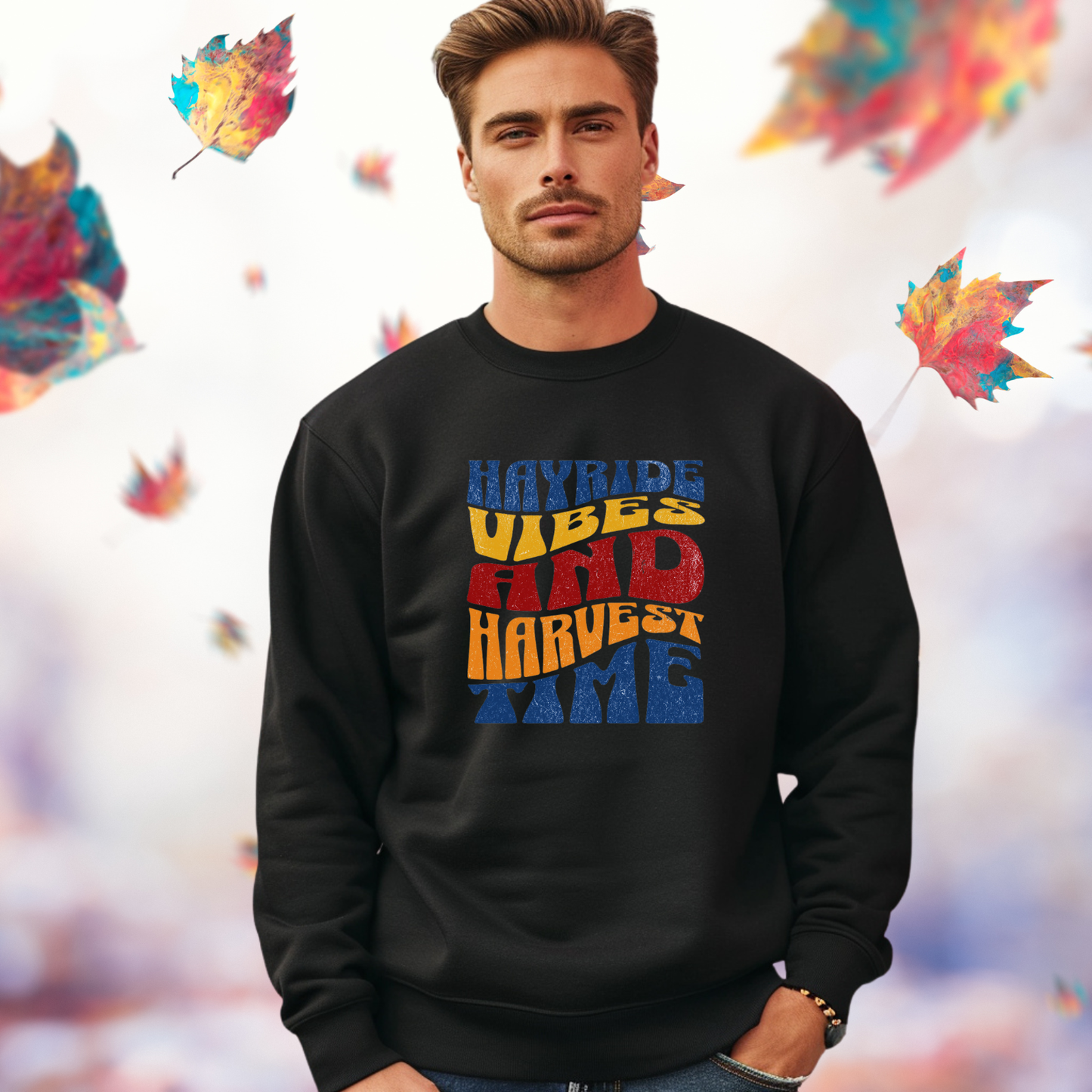 Hayride Vibes Crewneck Sweatshirt