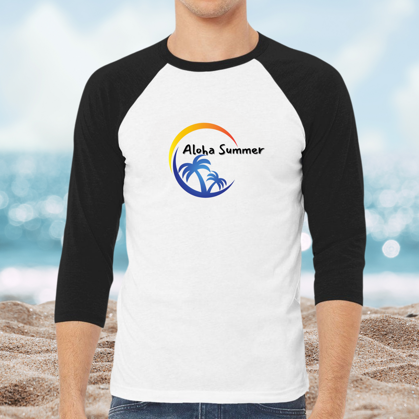 Aloha Summer Baseball Tee