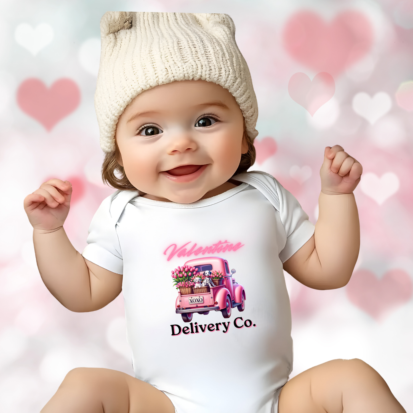 Valentine Delivery Co. Infant Short Sleeve Onesie