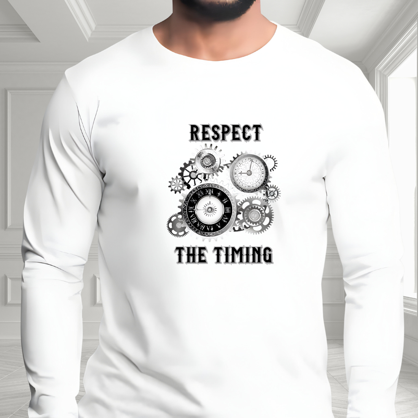 Respect The Timing Long Sleeve Tee