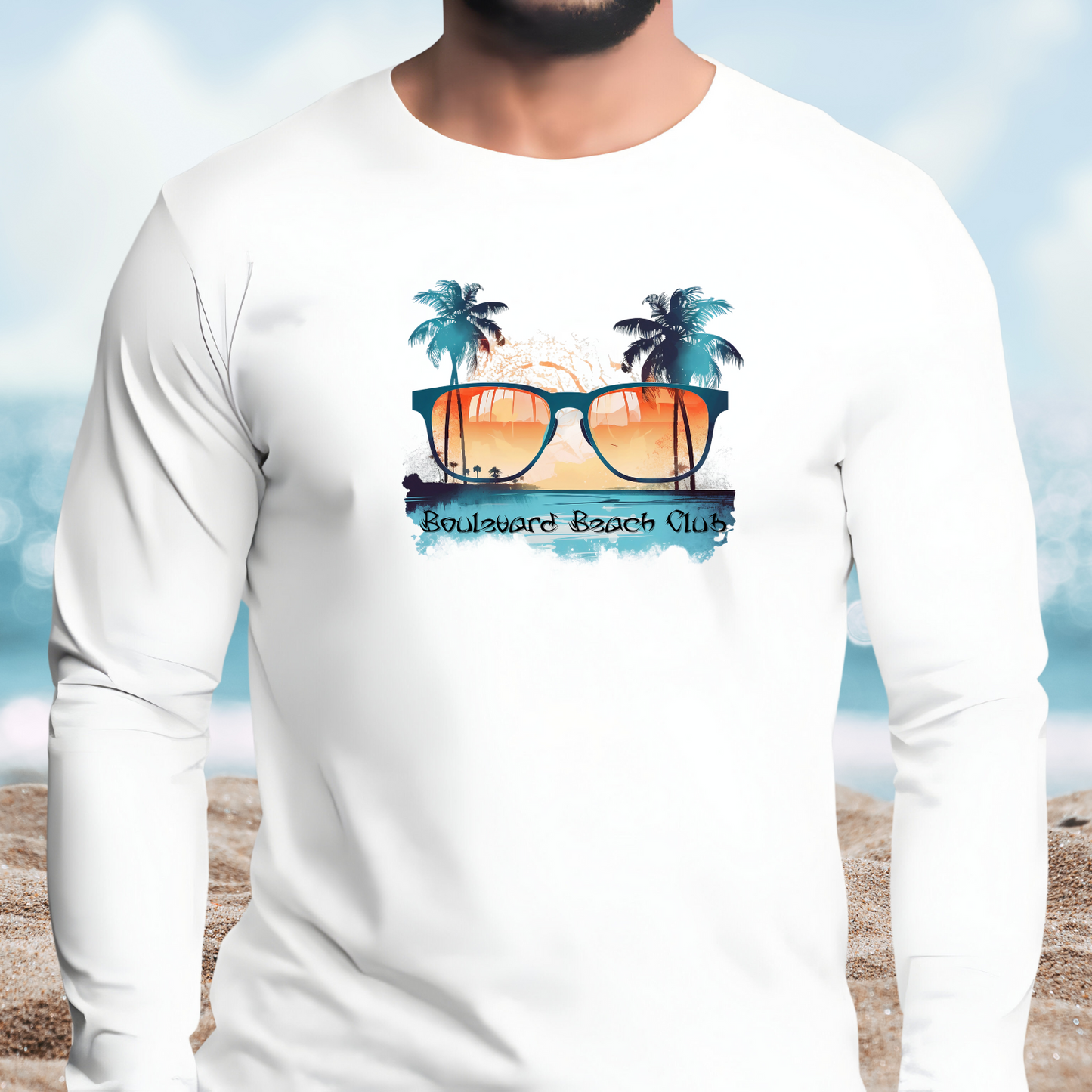 Boulevard Beach Club Long Sleeve Tee