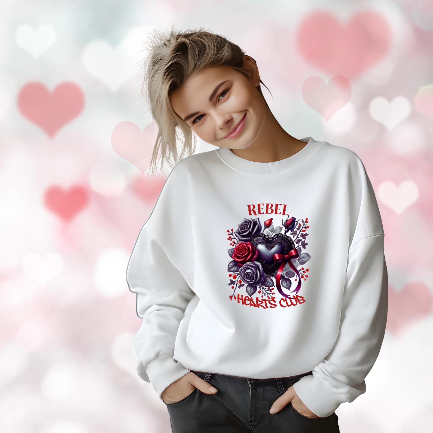 Rebel Hearts Club Crewneck Sweatshirt