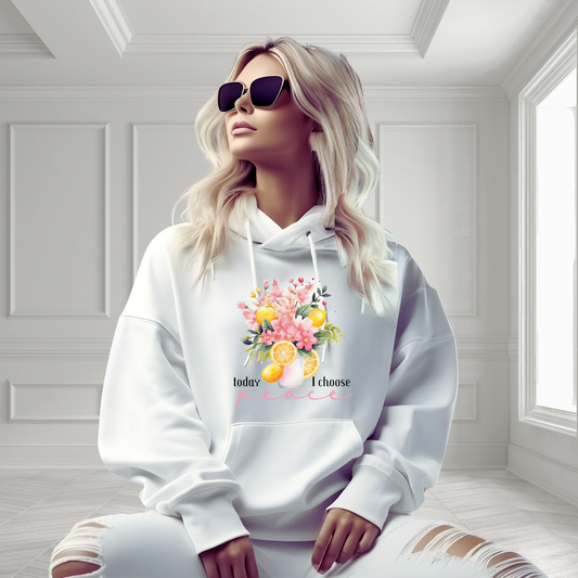 Today I Choose Peace Pullover Hoodie
