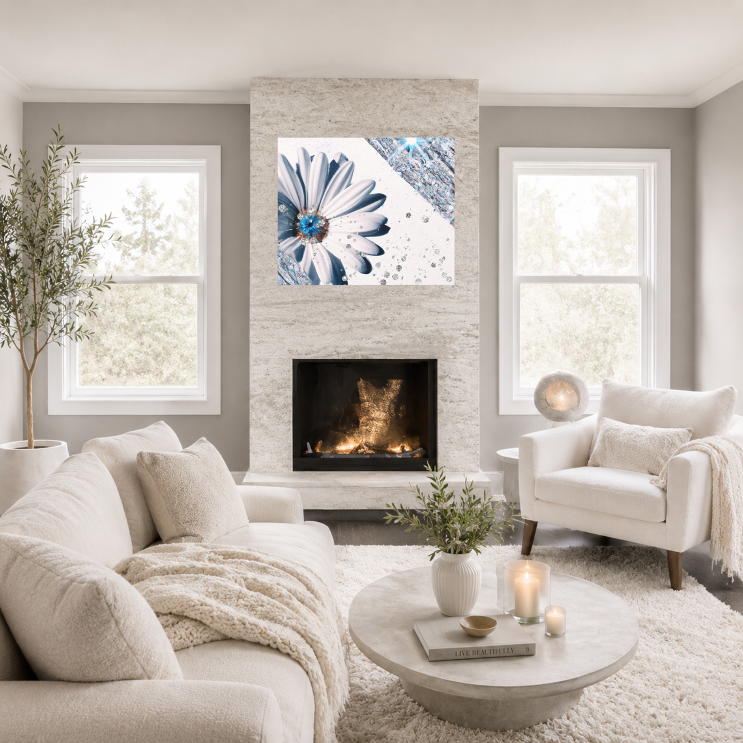 Tranquility in Bloom Canvas Wall Art