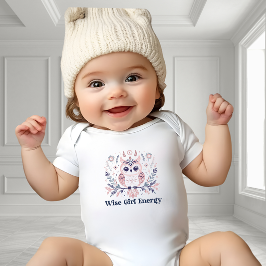 Wise Girl Energy Infant Short Sleeve Onesie