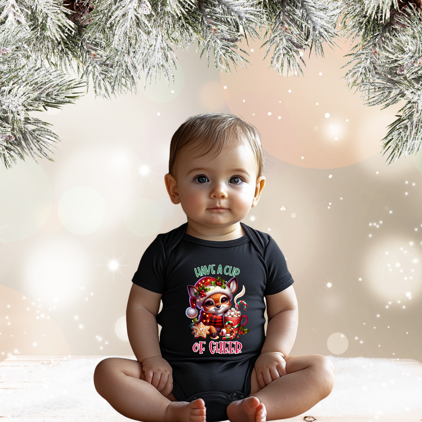 Have A Cup Of Cheer Infant Short Sleeve Onesie
