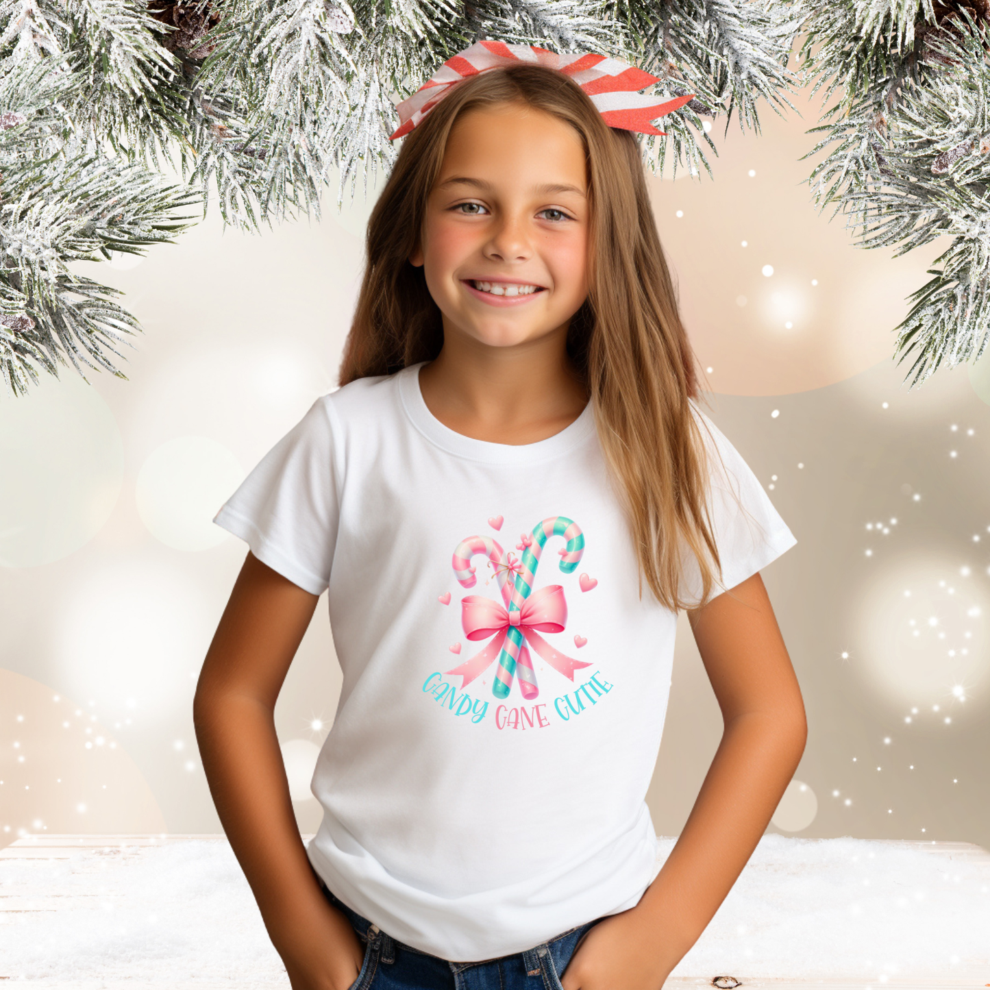 Candy Cane Cutie Kid’s T-Shirt