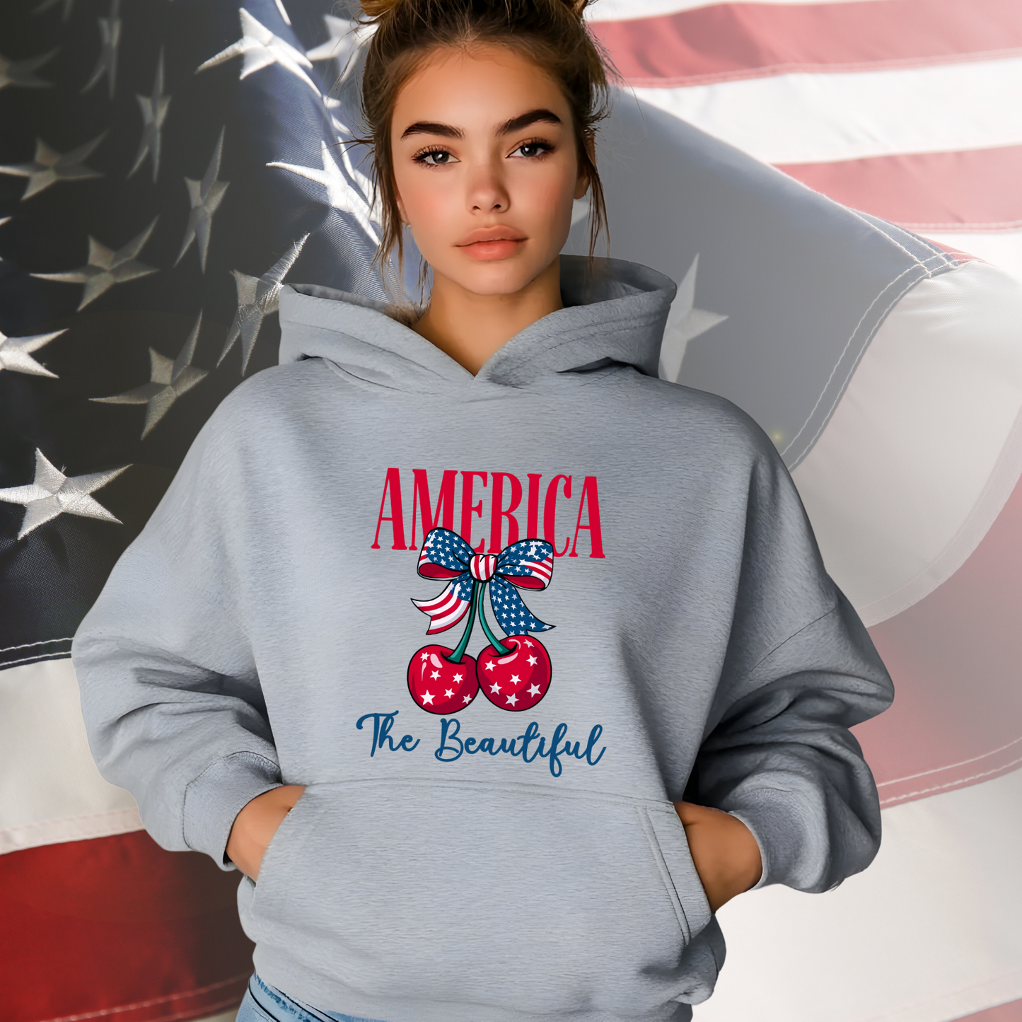 America The Beautiful Pullover Hoodie