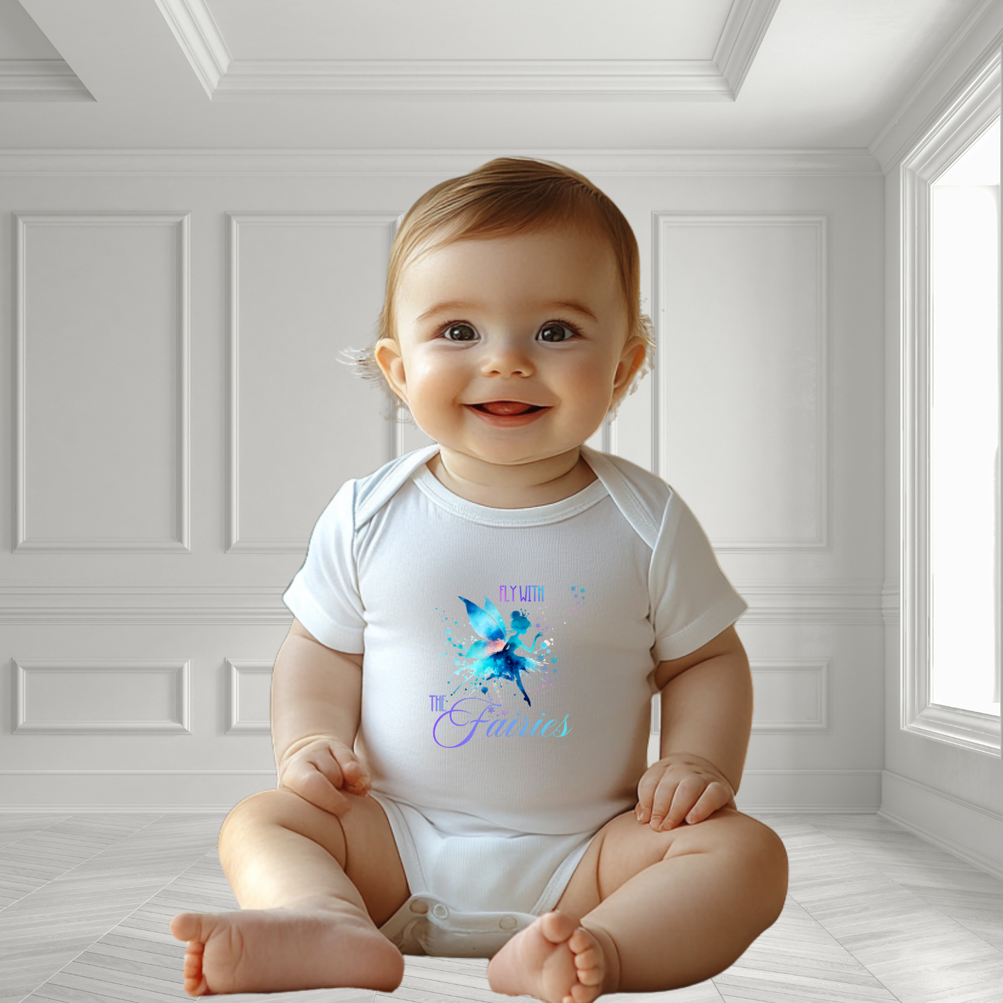 Fly With The Fairies Infant Short Sleeve Onesie