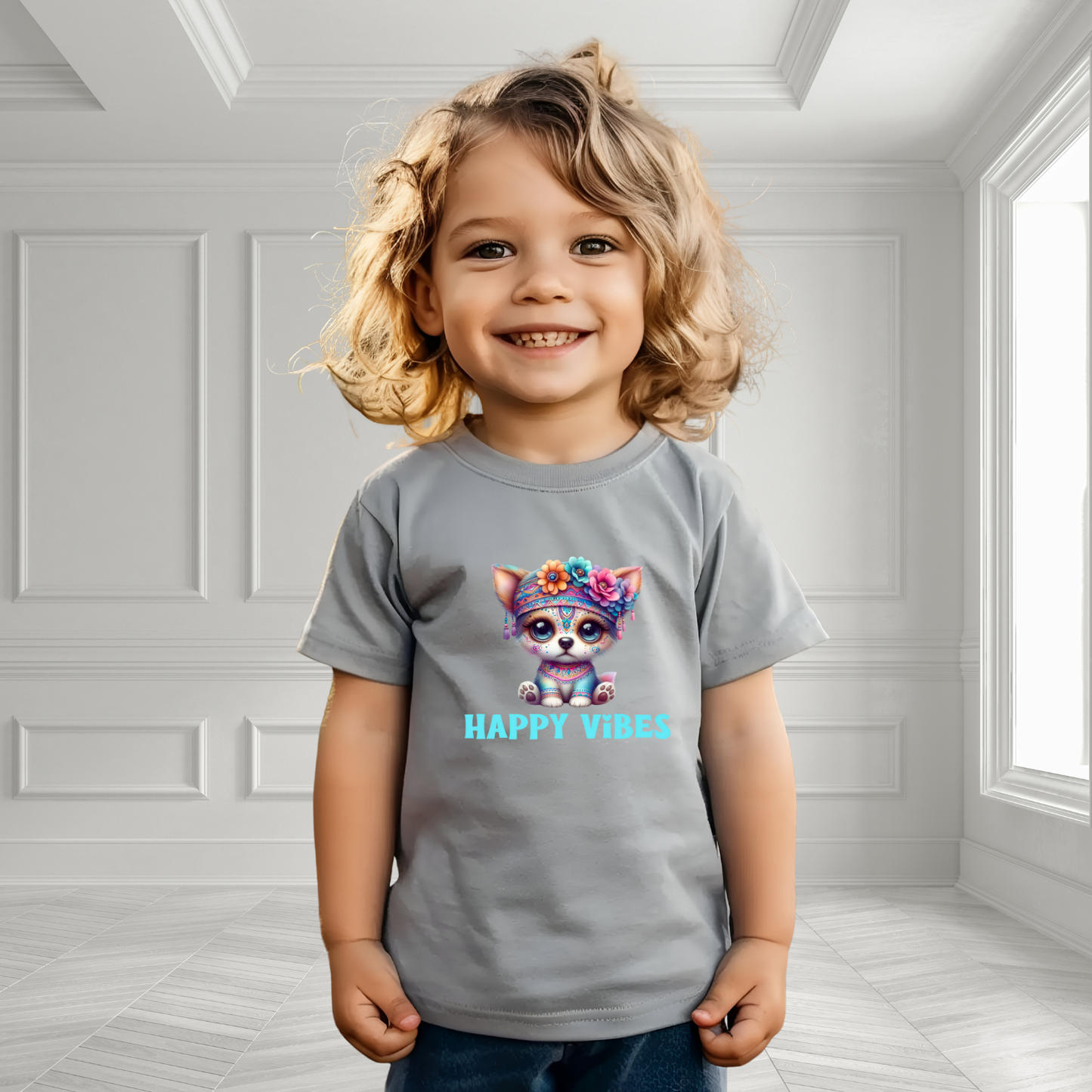 Happy Vibes Toddler T-Shirt