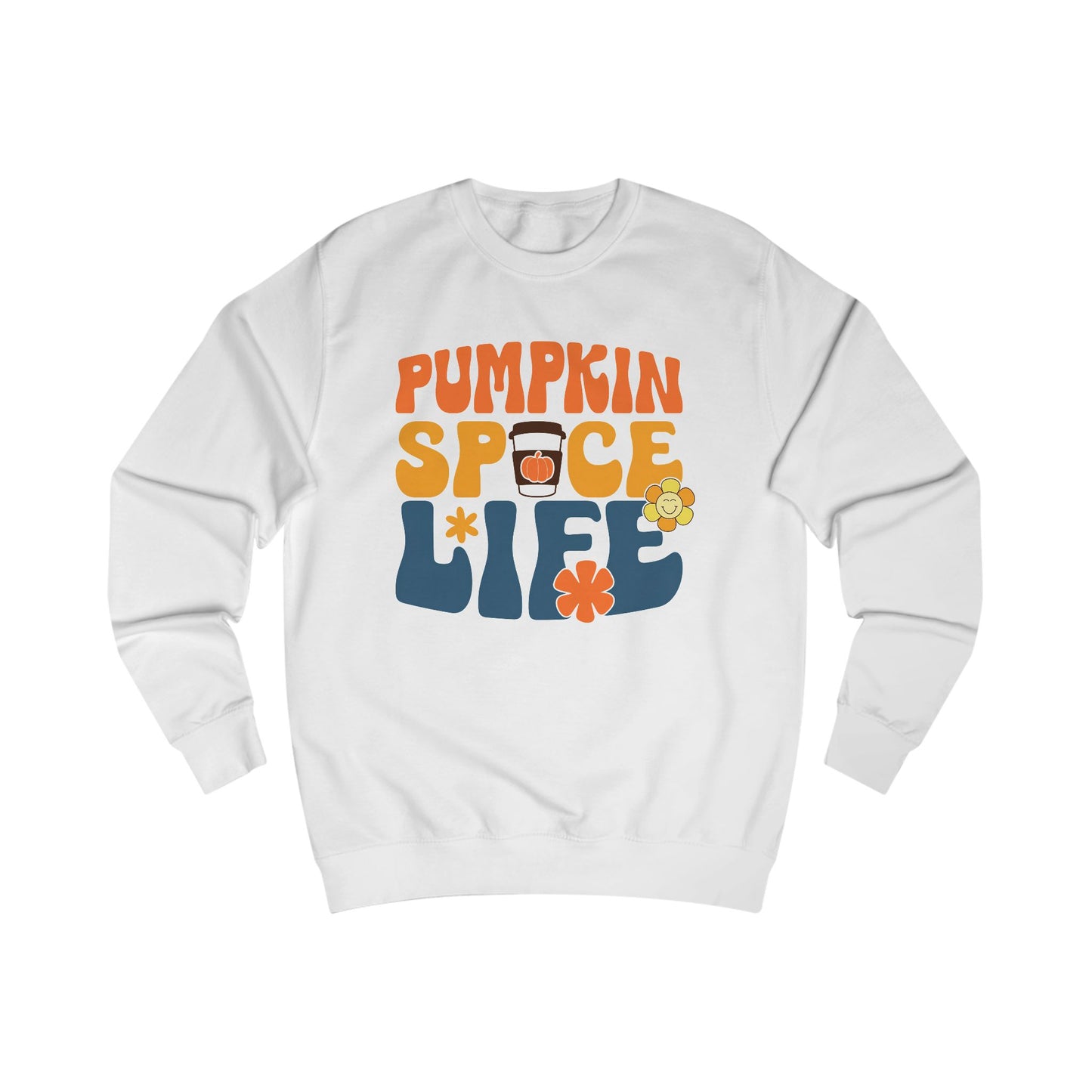 Retro Pumpkin Spice Life Crewneck Sweatshirt