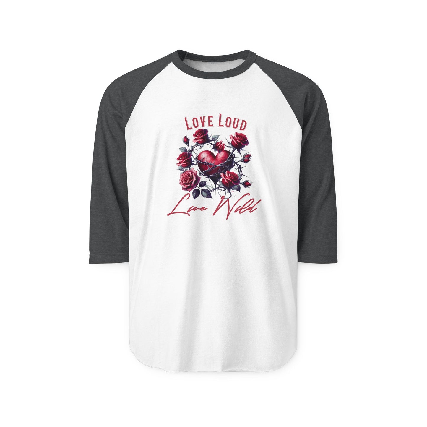 Love Loud Live Wild Baseball Tee