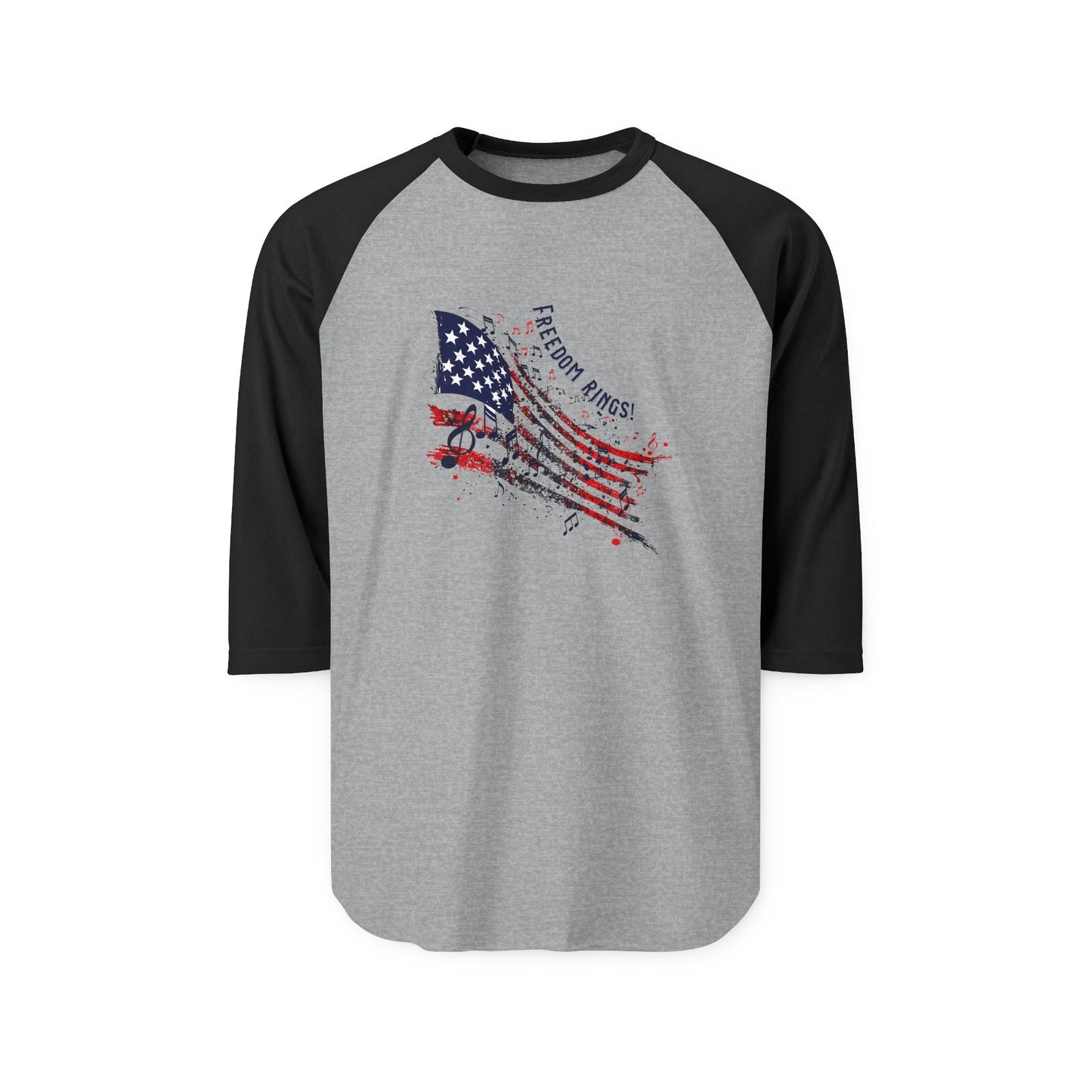 Freedom Rings Baseball Tee