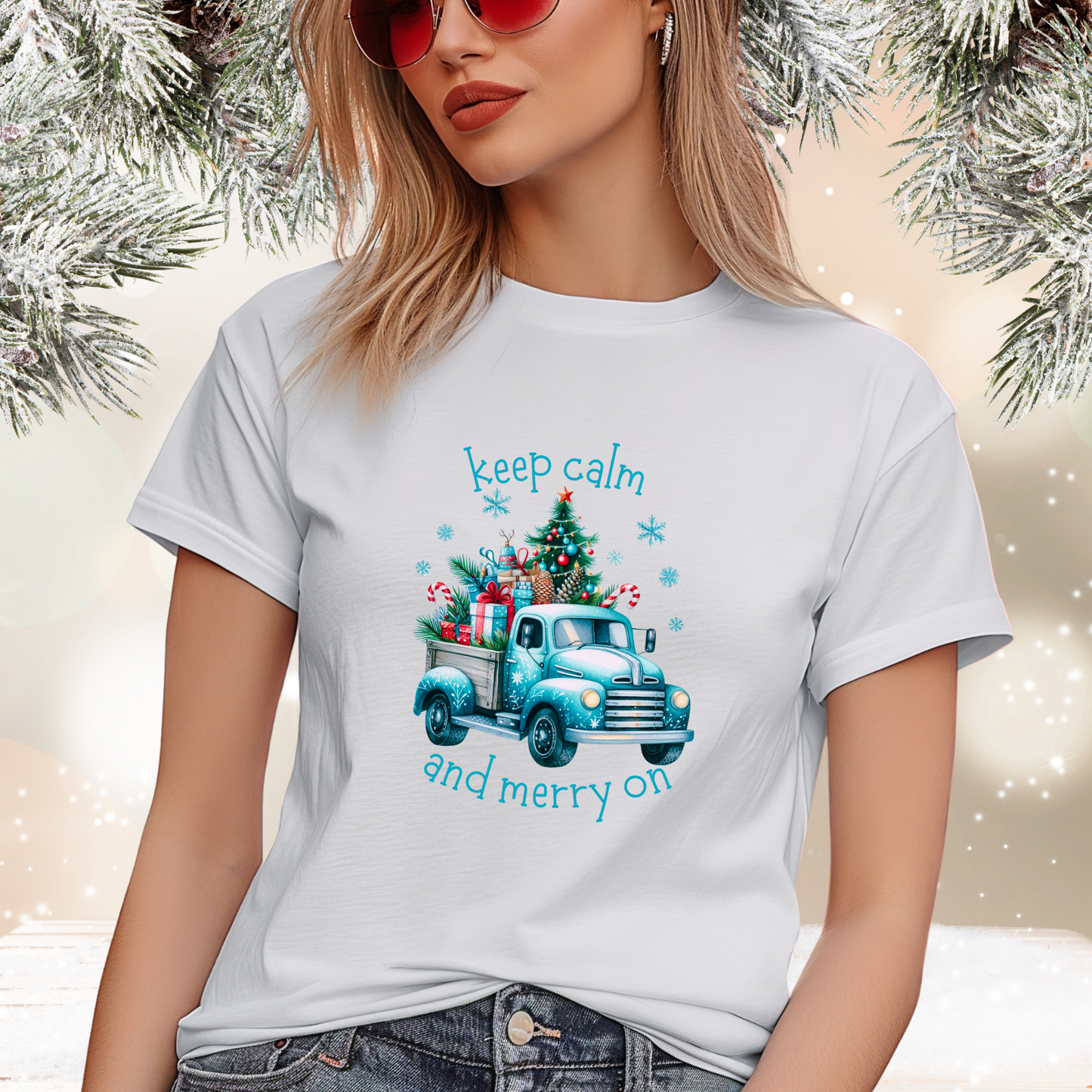 Keep Calm And Merry On T-Shirt