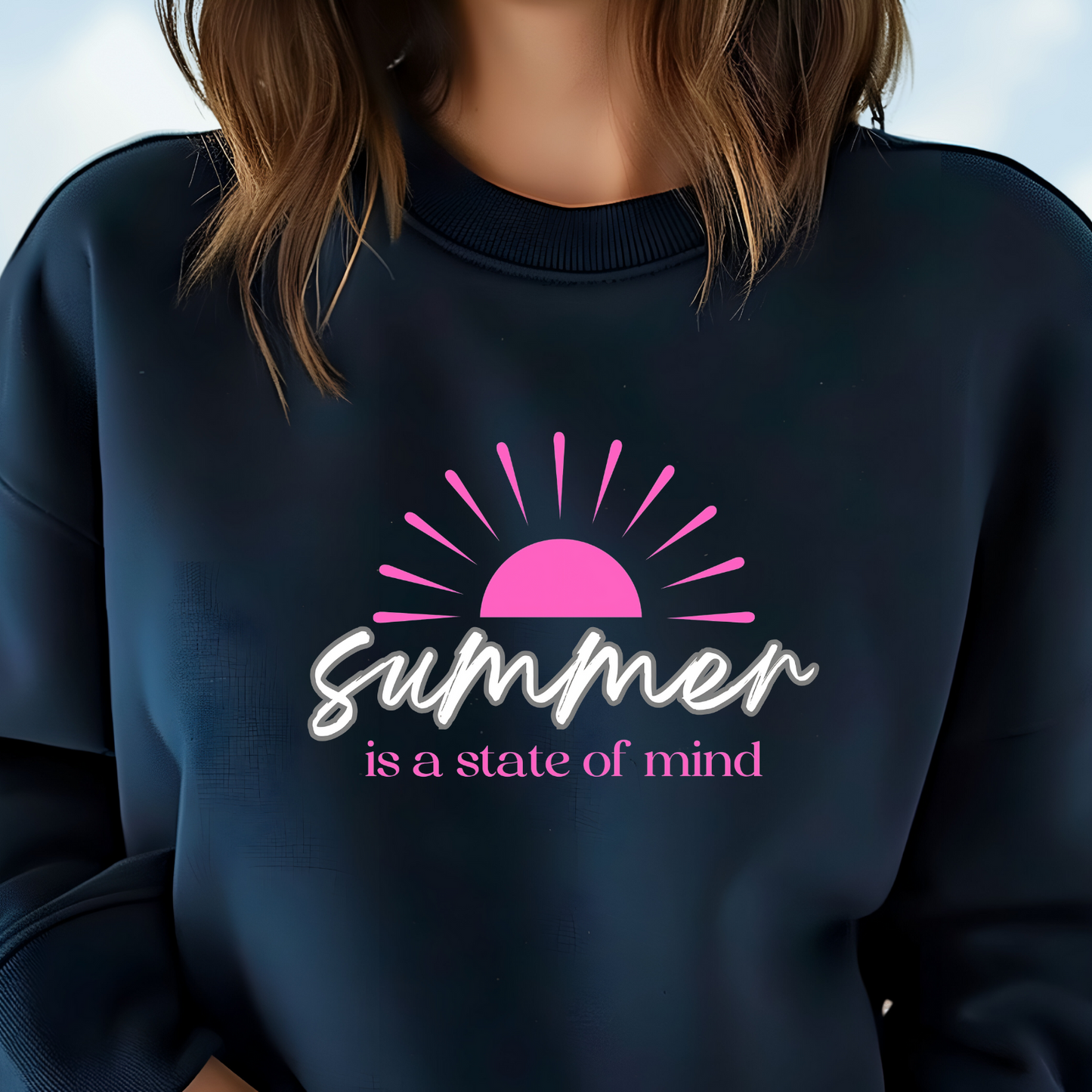 Summer Is A State Of Mind Crewneck Sweatshirt