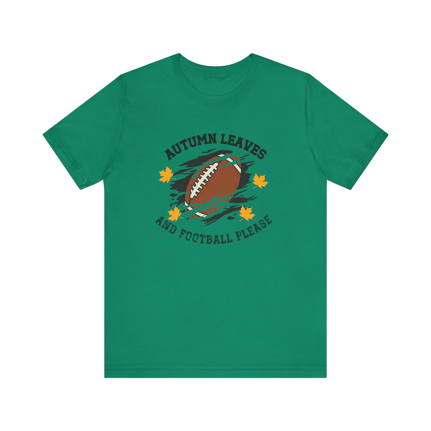 Autumn Leaves And Football Please T-Shirt