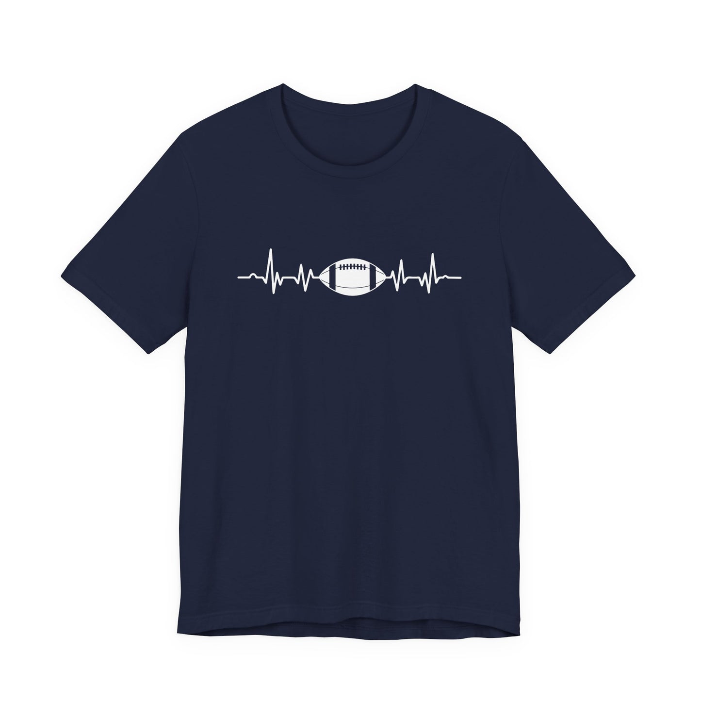 Football Heartbeat T-Shirt