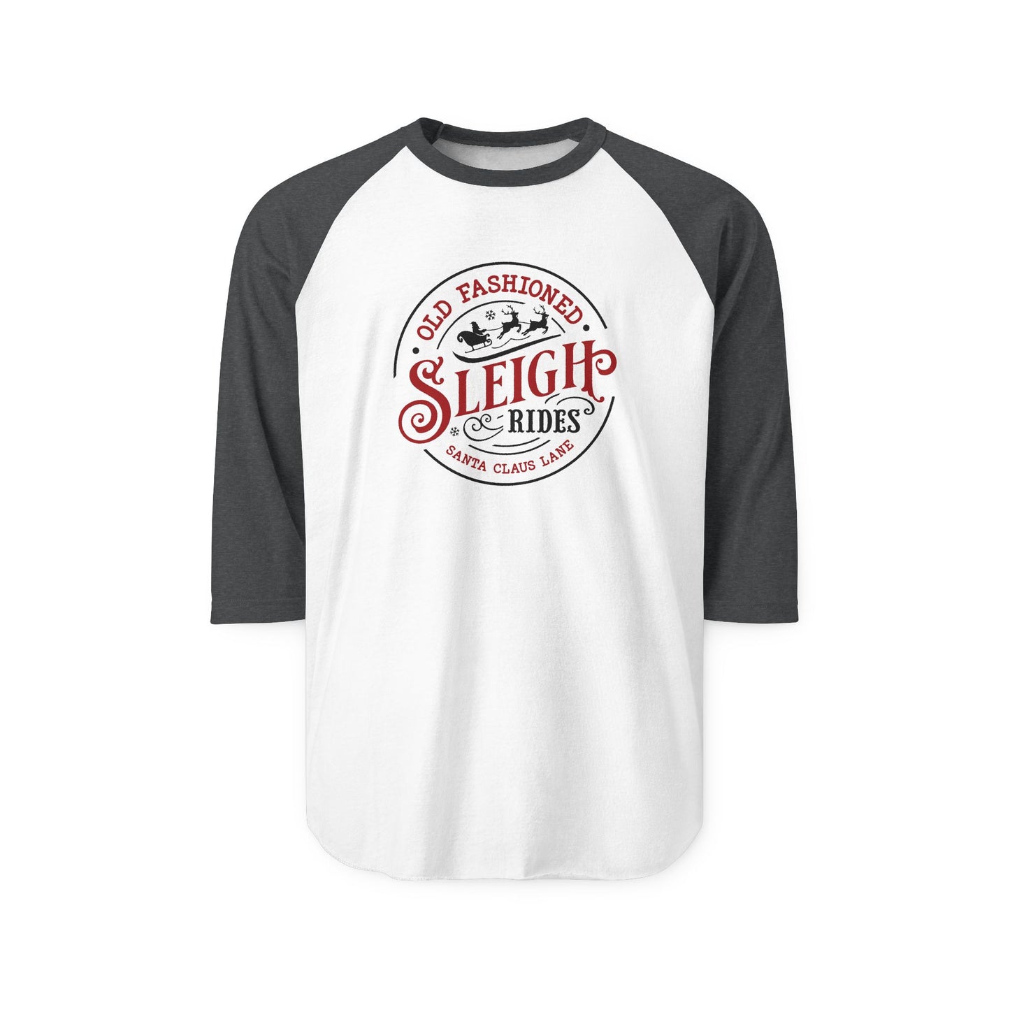 Old Fashioned Sleigh Rides Baseball Tee