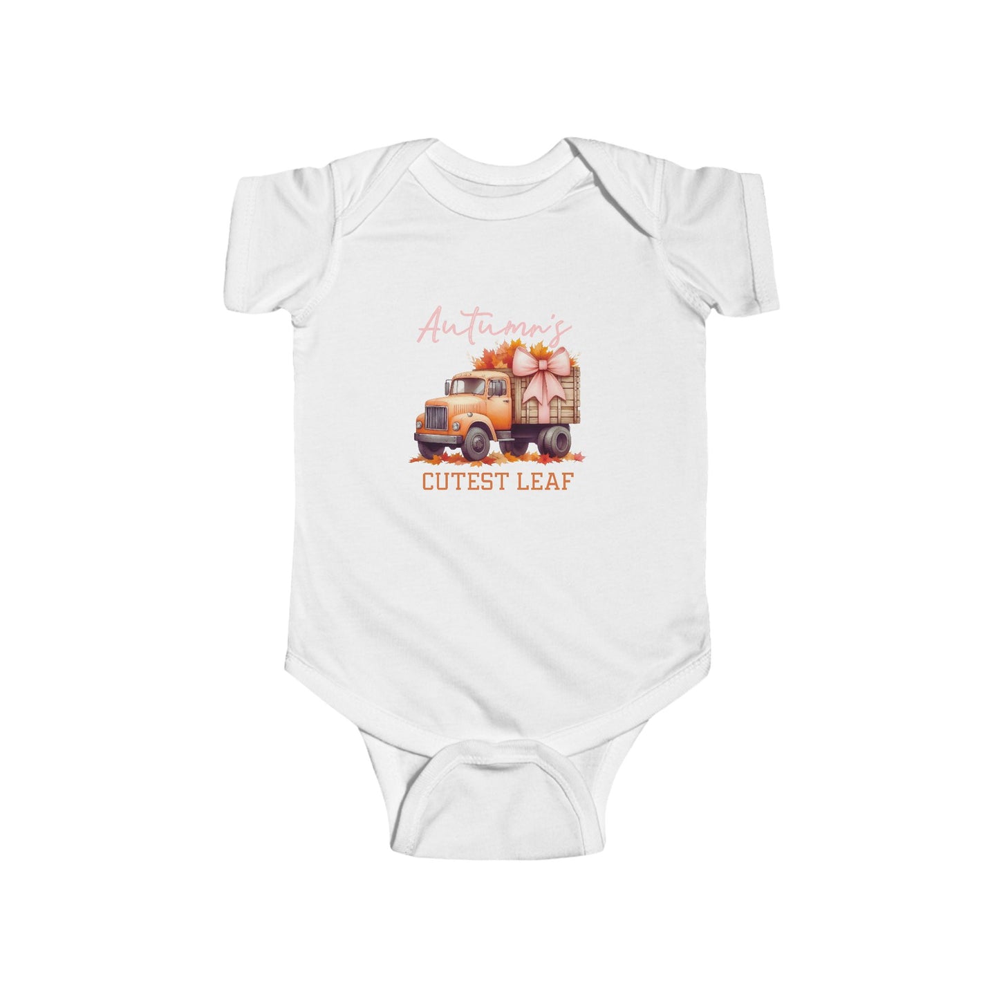 Autumn’s Cutest Leaf Infant Short Sleeve Onesie