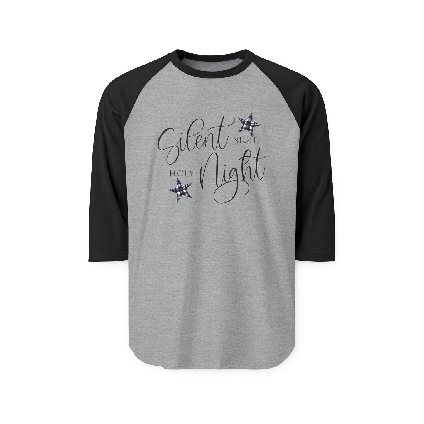 Silent Night, Holy Night Baseball Tee
