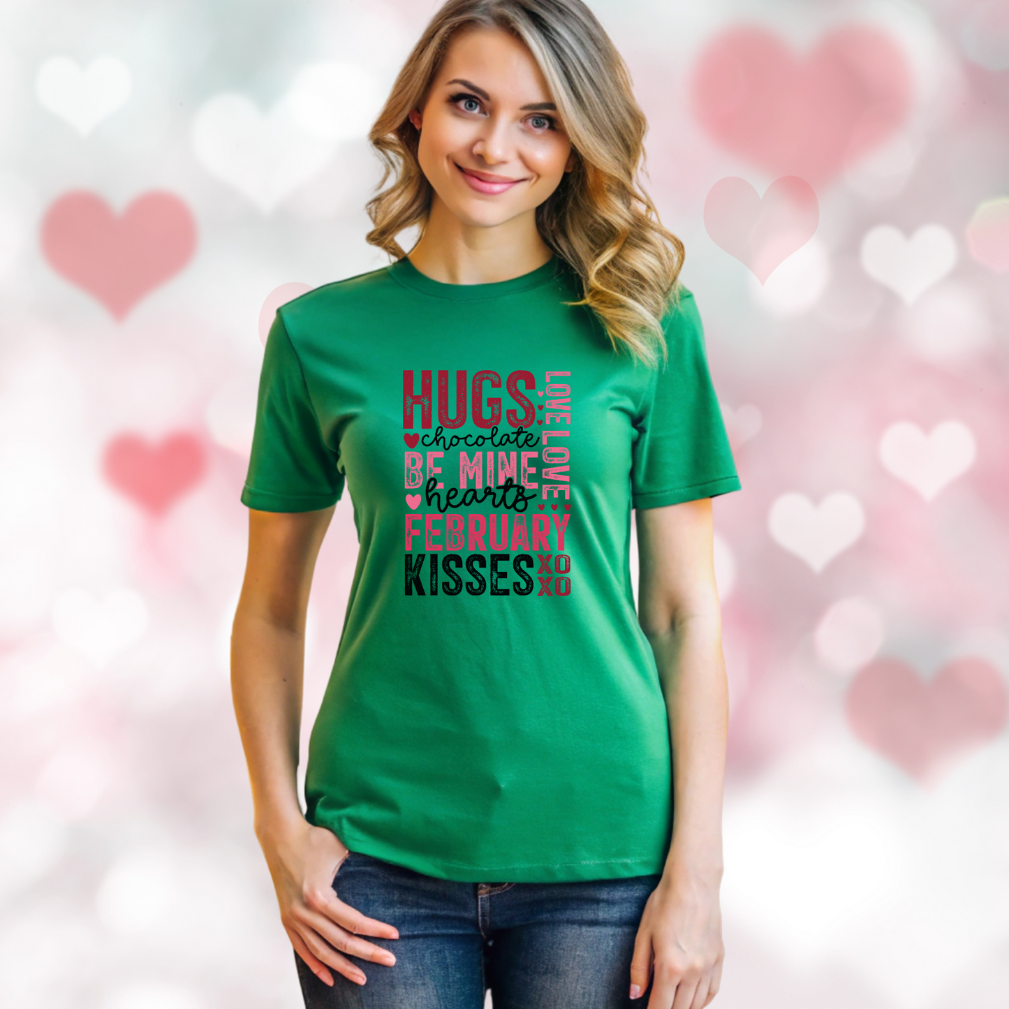 Valentine Typography T‑Shirt