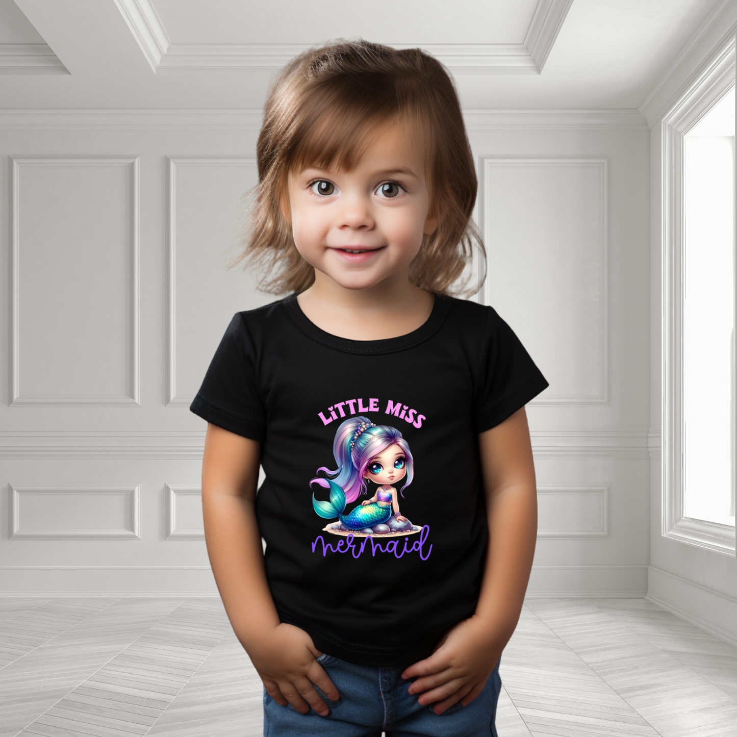Little Miss Mermaid Toddler T-Shirt