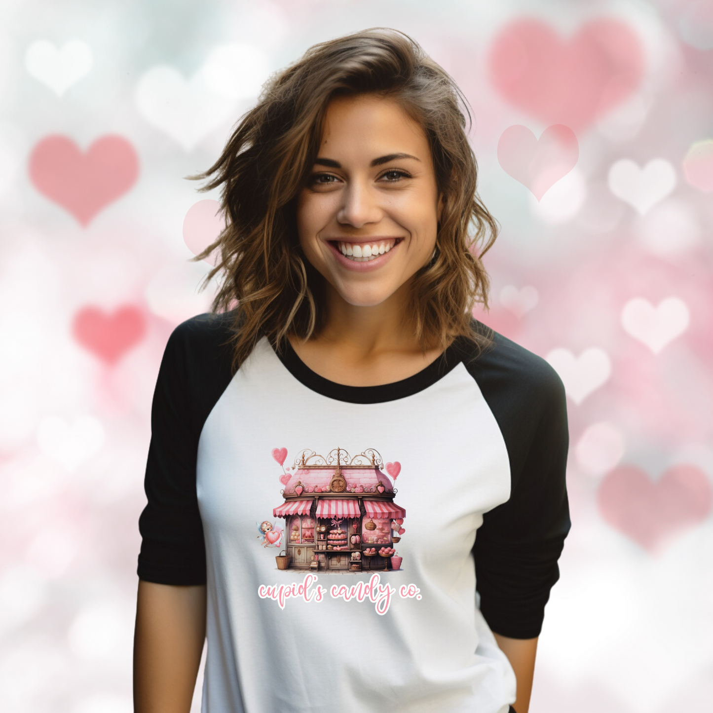 Cupid’s Candy Co. Baseball Tee