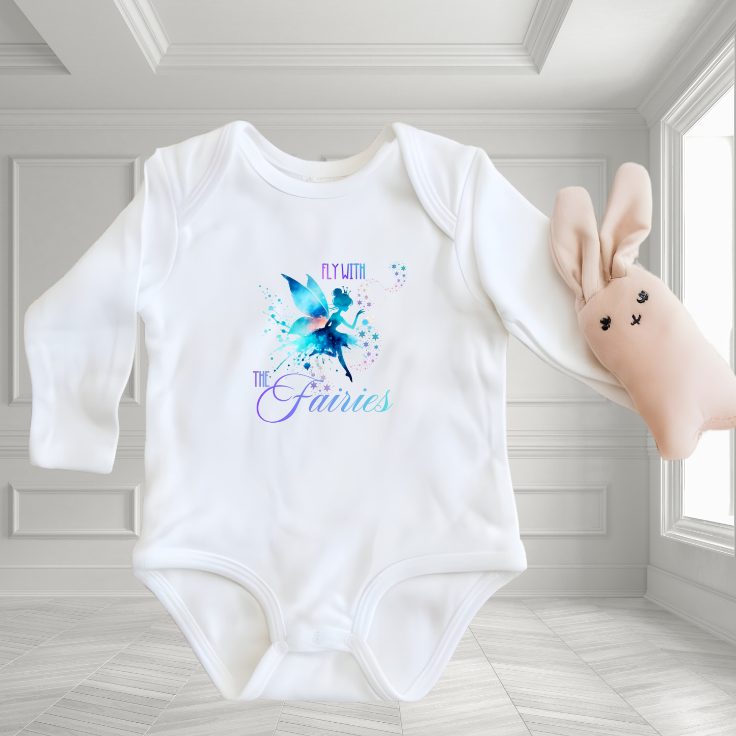 Fly With The Fairies Infant Long Sleeve Onesie
