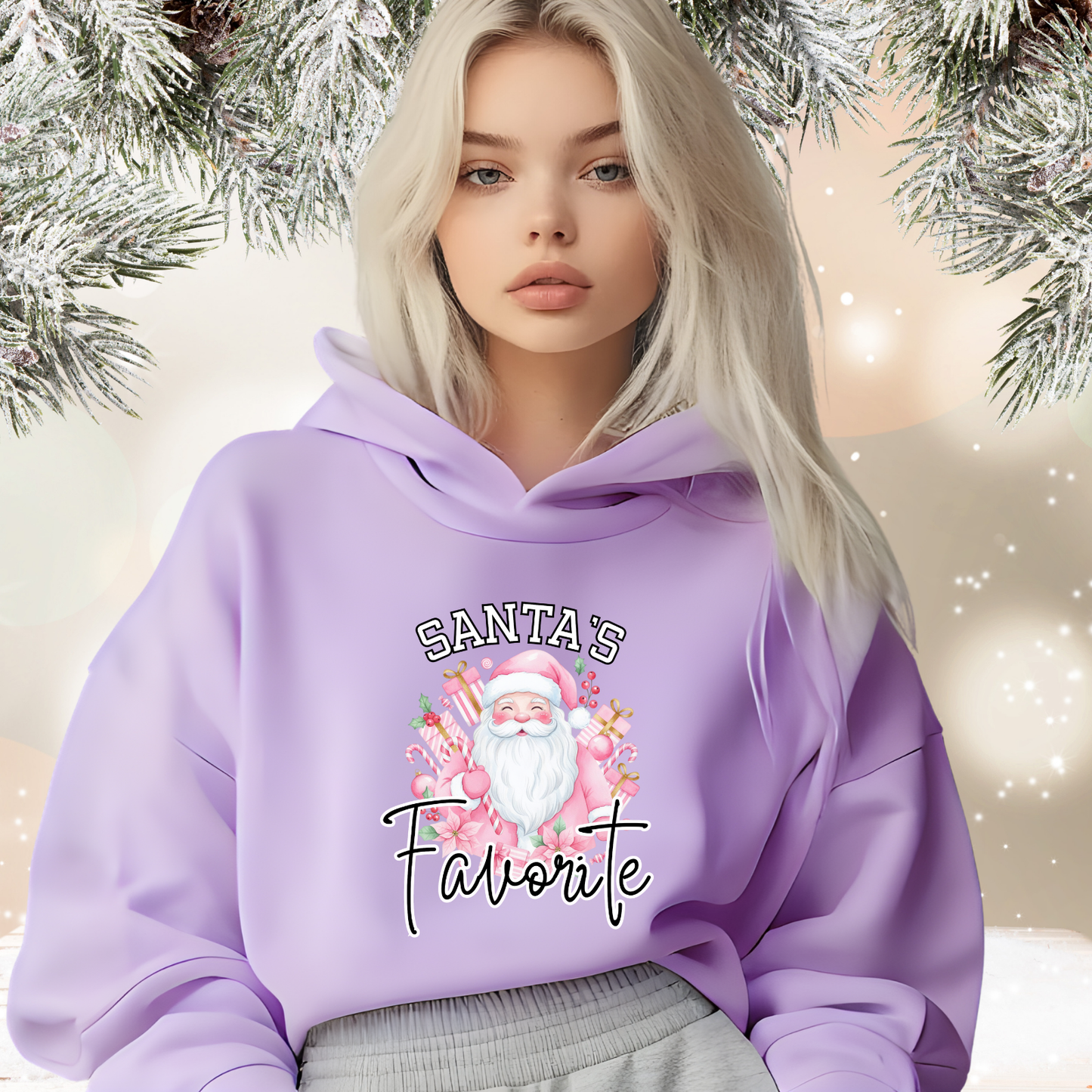 Santa’s Favorite Crop Hoodie