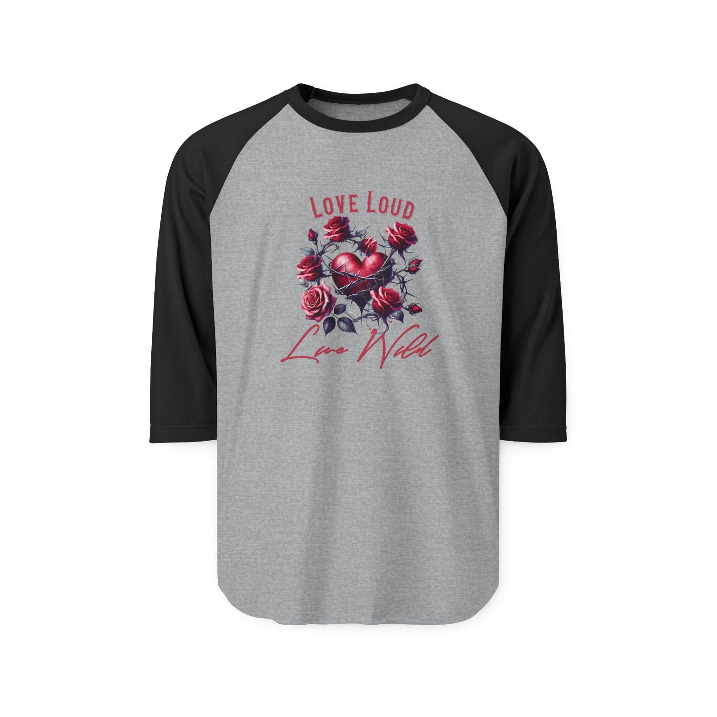 Love Loud Live Wild Baseball Tee