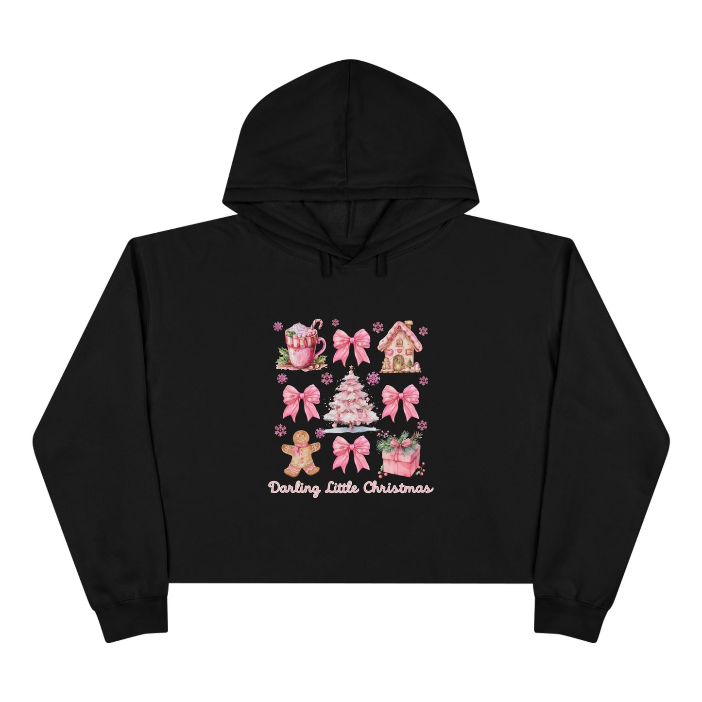 Darling Little Christmas Crop Hoodie