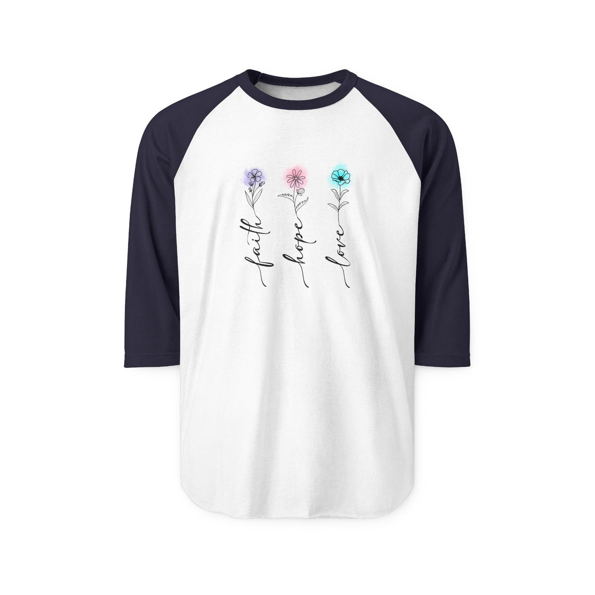 Faith, Hope, Love Baseball Tee