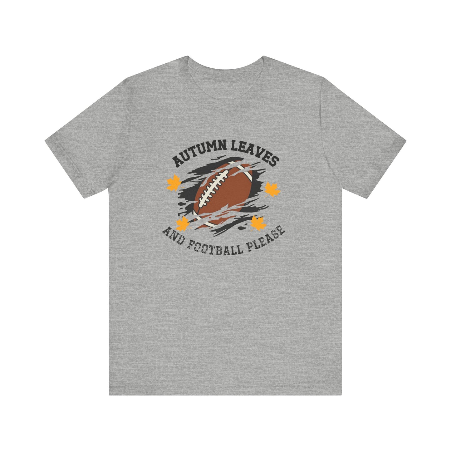 Autumn Leaves And Football Please T-Shirt