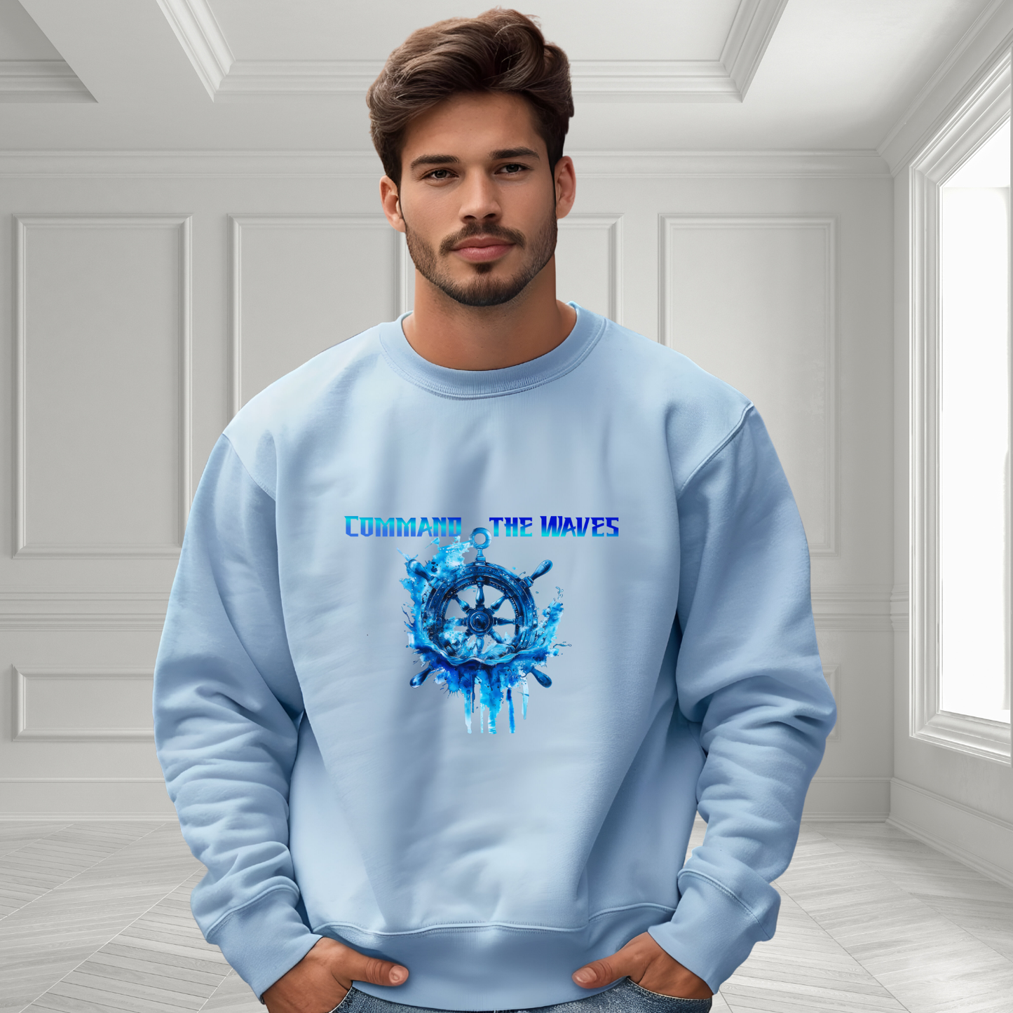 Command The Waves Crewneck Sweatshirt
