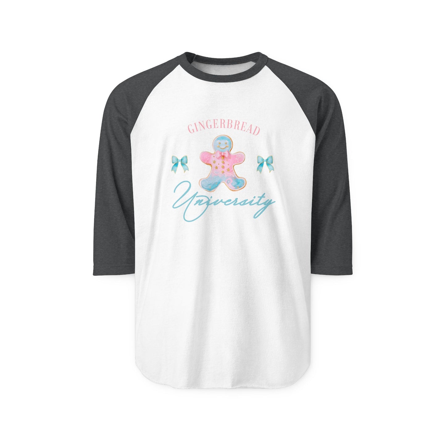 Gingerbread University Baseball Tee