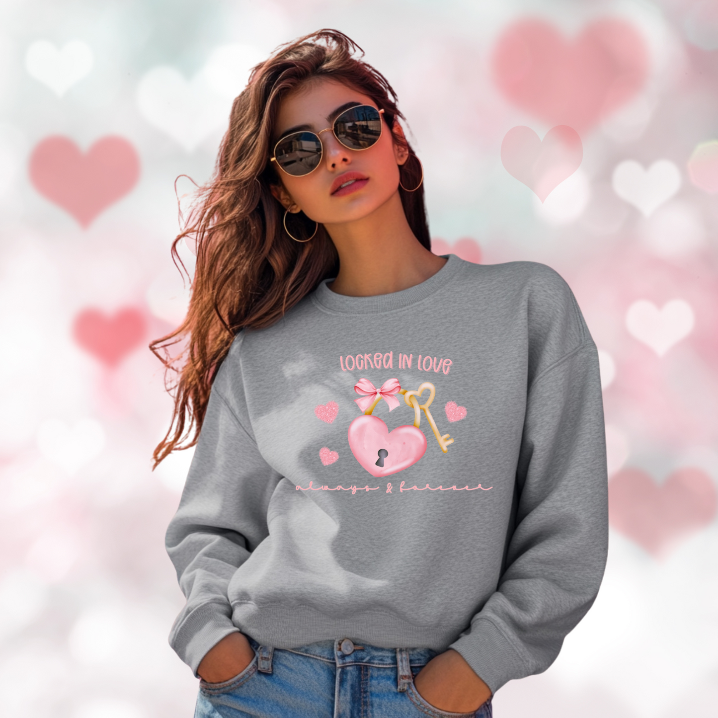 Locked In Love Crewneck Sweatshirt