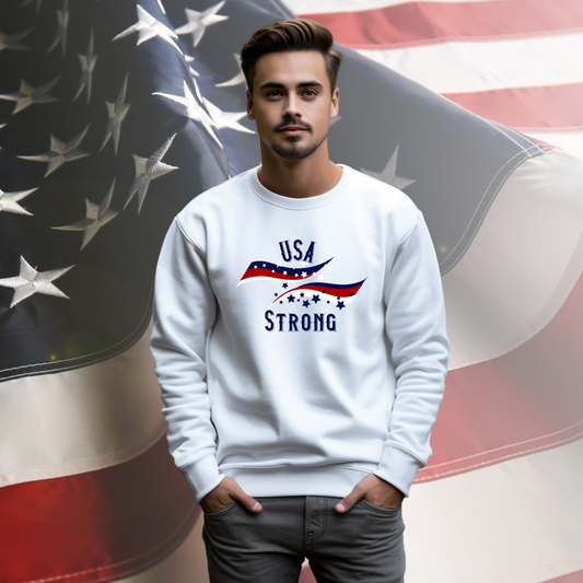 USA Strong Crewneck Sweatshirt