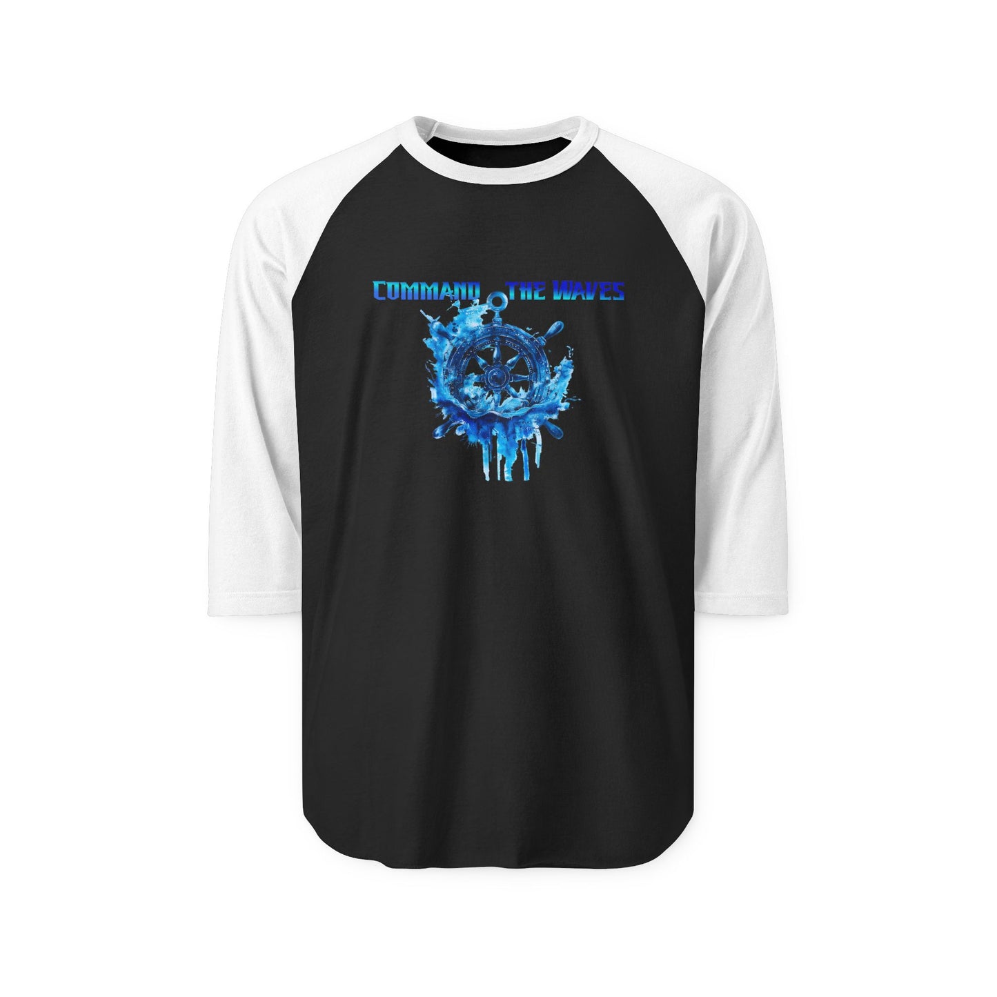 Command The Waves Baseball Tee