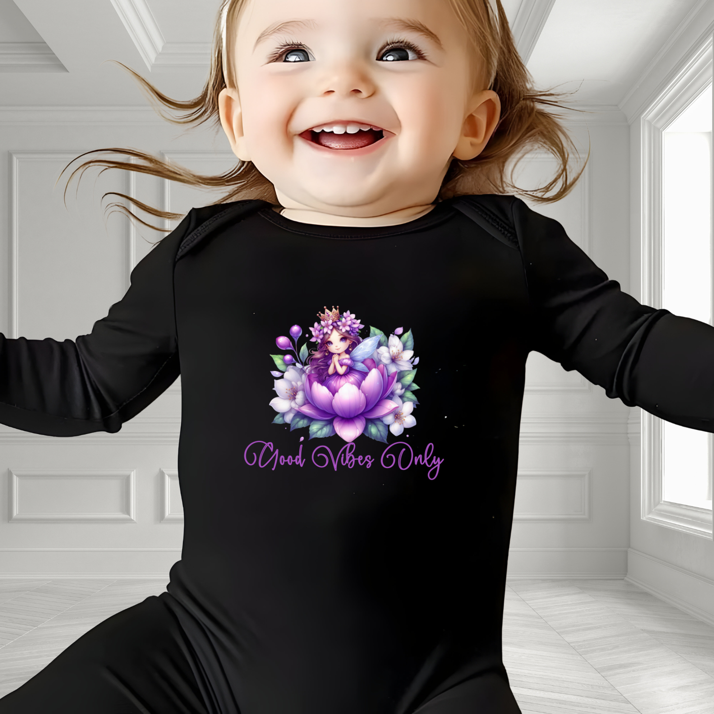 Good Vibes Only Infant Long Sleeve Onesie