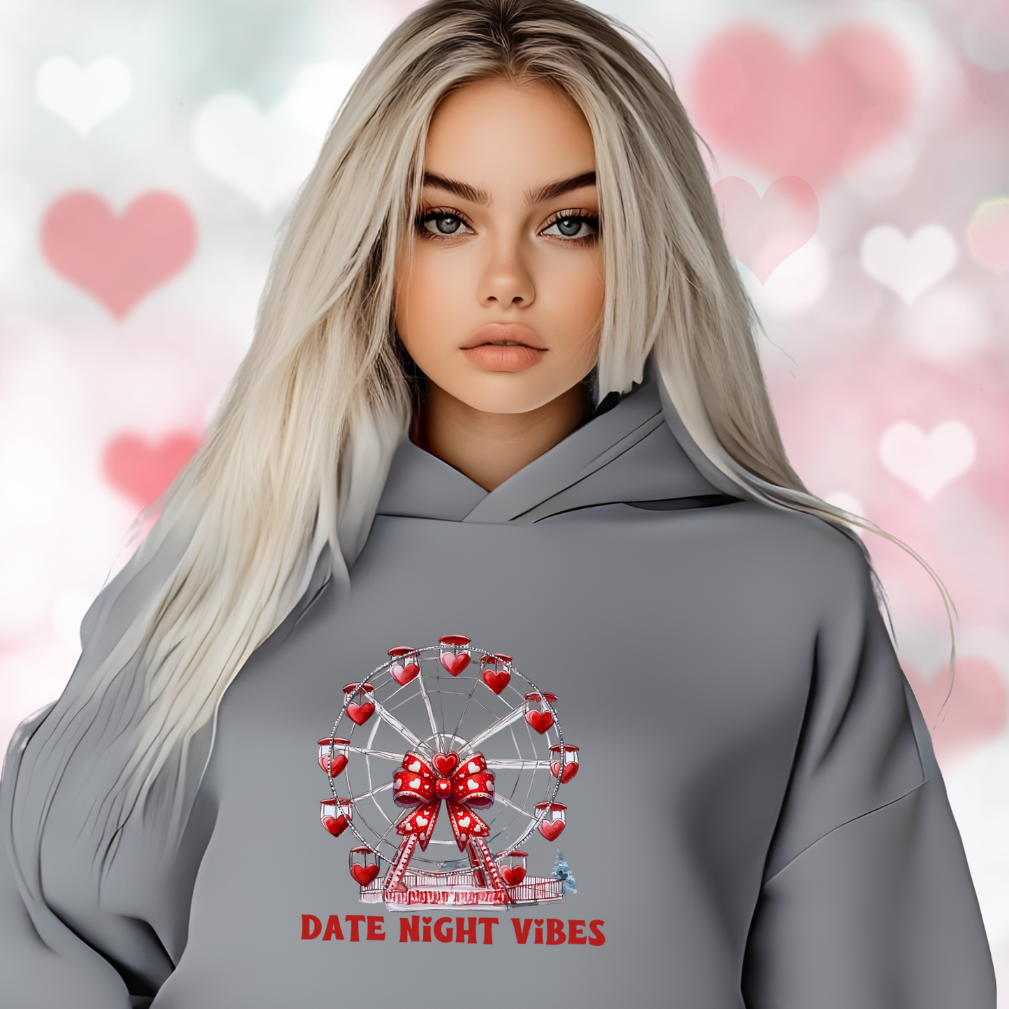 Date Night Vibes Crop Hoodie