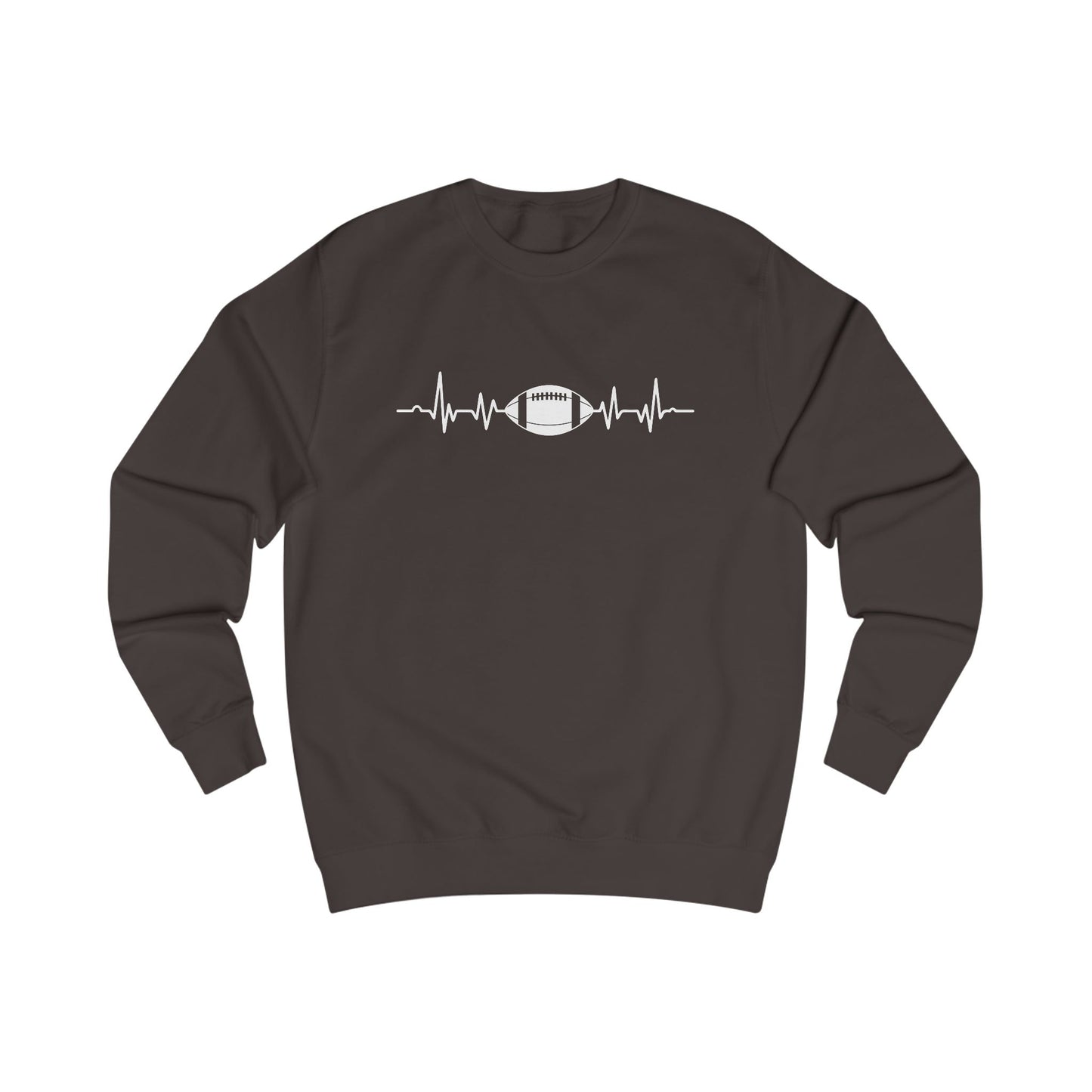Football Heartbeat Crewneck Sweatshirt