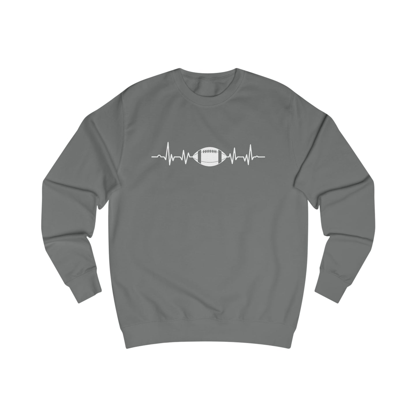 Football Heartbeat Crewneck Sweatshirt