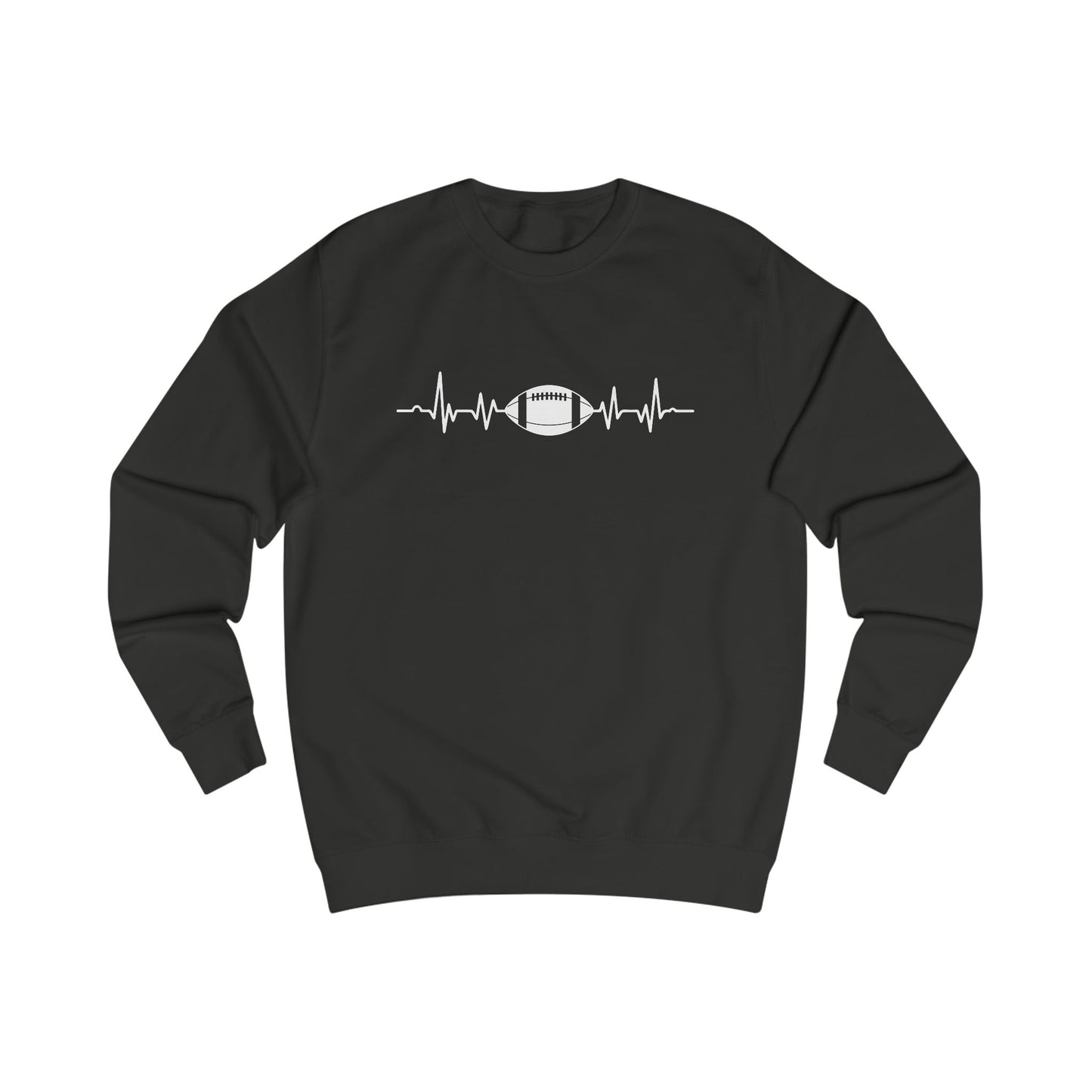 Football Heartbeat Crewneck Sweatshirt