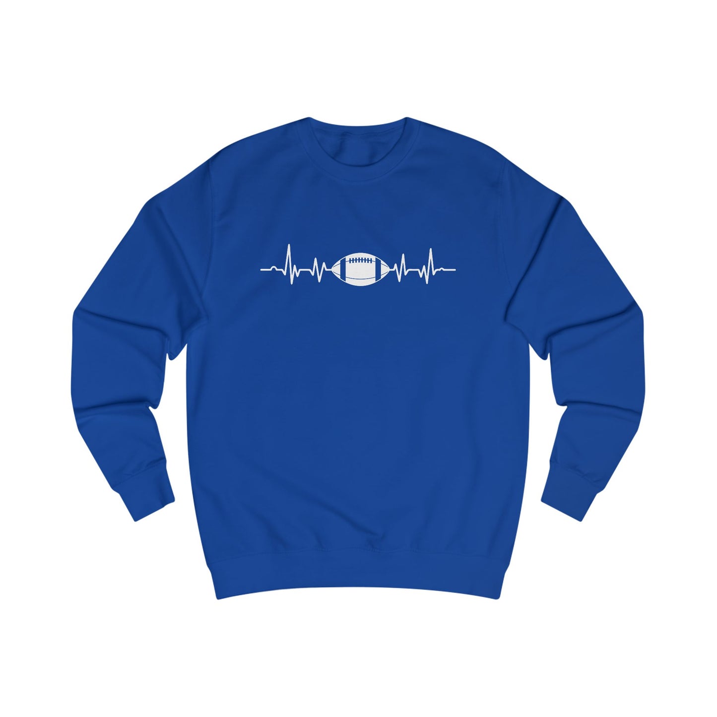Football Heartbeat Crewneck Sweatshirt