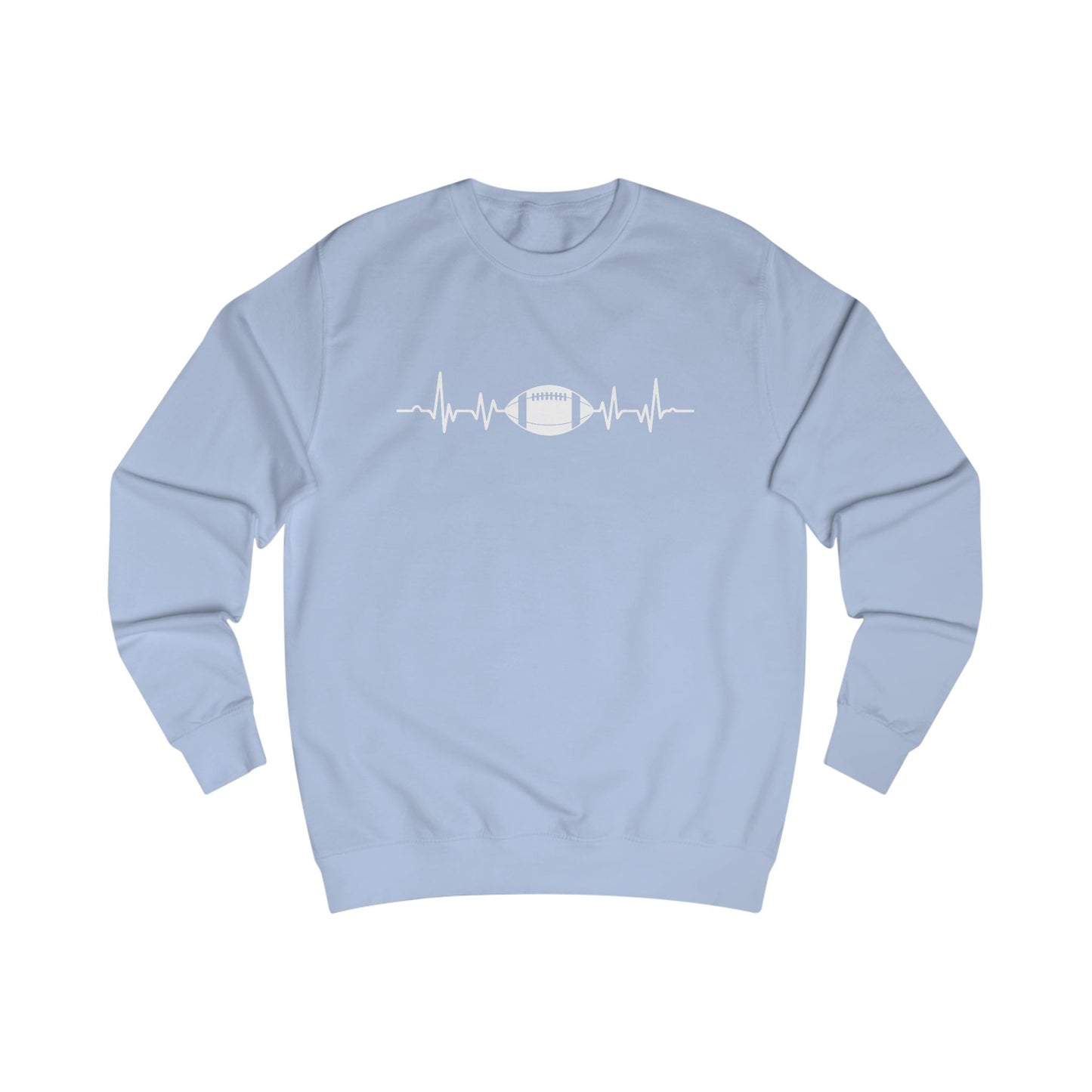 Football Heartbeat Crewneck Sweatshirt