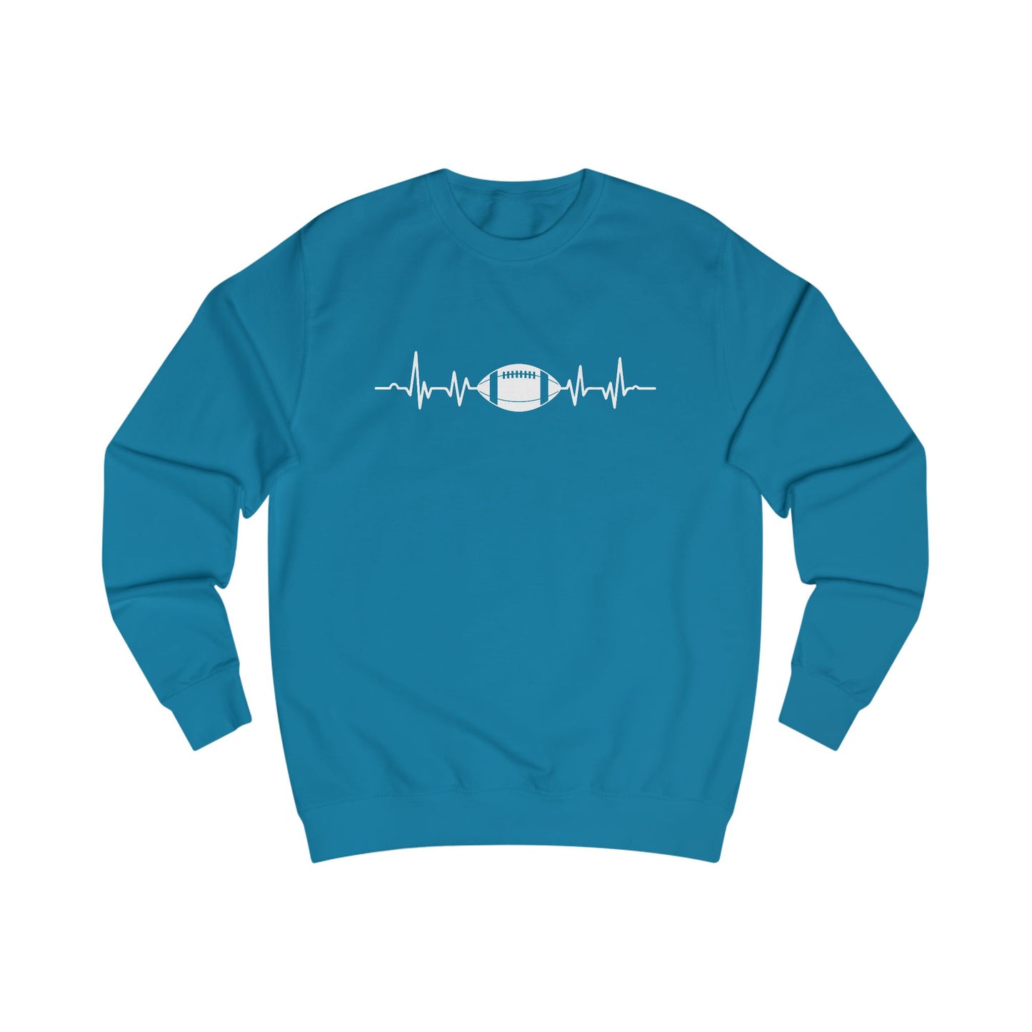 Football Heartbeat Crewneck Sweatshirt