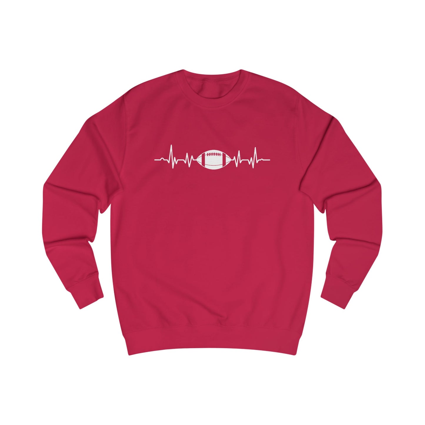 Football Heartbeat Crewneck Sweatshirt